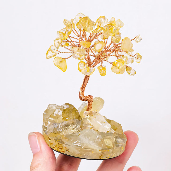 Olivenorma Luck Success Tree of Life Gemstone Feng Shui Tree - Citrine - 6 Branches - image 3