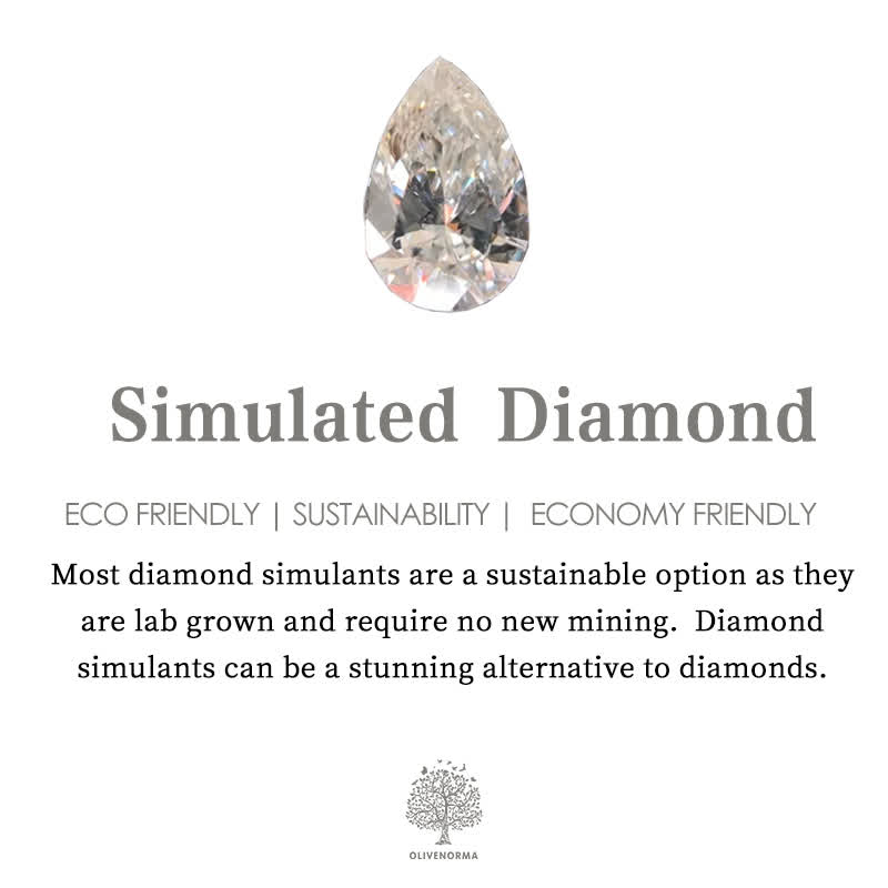 Olivenorma Sterling Silver Simulated Diamond Simple Fine Ring - image 7