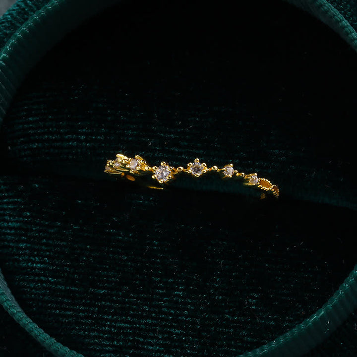 Olivenorma Sterling Silver Simulated Diamond Simple Fine Ring - image 5