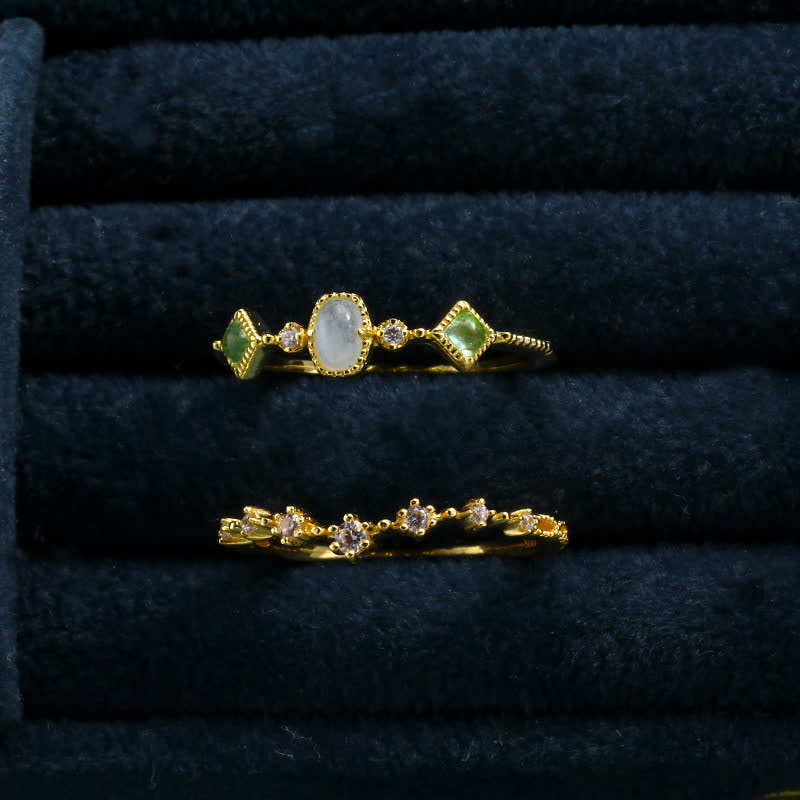 Olivenorma Sterling Silver Simulated Diamond Simple Fine Ring - image 4