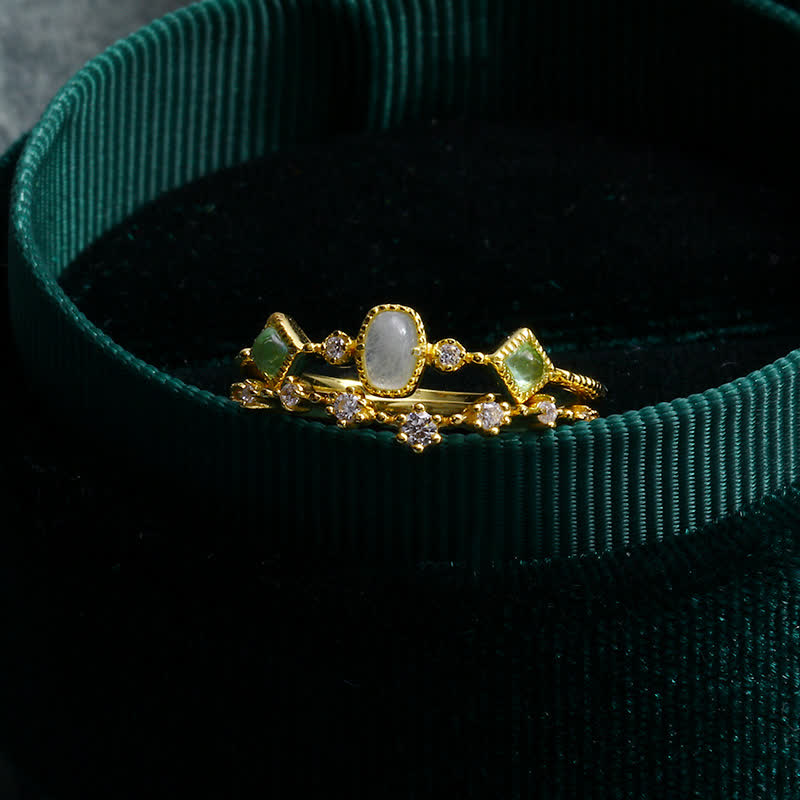 Olivenorma Sterling Silver Simulated Diamond Simple Fine Ring - image 3