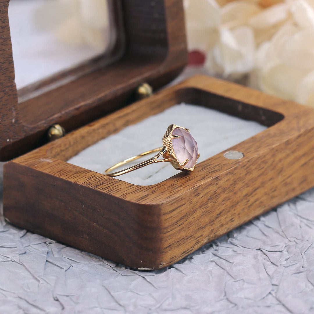 Olivenorma 2pcs Natural Moonstone Ring Set - image 8