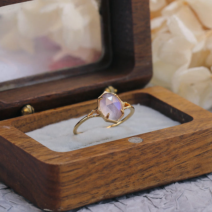 Olivenorma 2pcs Natural Moonstone Ring Set - image 6