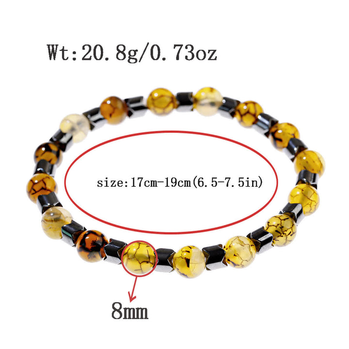 Olivenorma Geometric Hematite Beads Bracelet - image 9