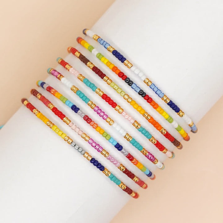 Olivenorma Colorful Rice Beads Adjustable Bracelet - image 13