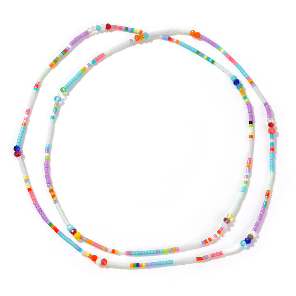 Olivenorma Colored Rice Beads Beads Multi-layer Bracelet - image 5