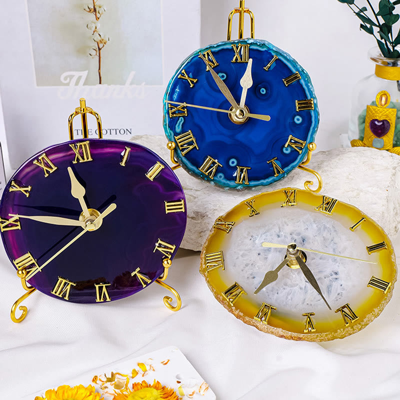 Olivenorma Raw Labradorite Agate Polishing Clock Hanging Decoration - image 7