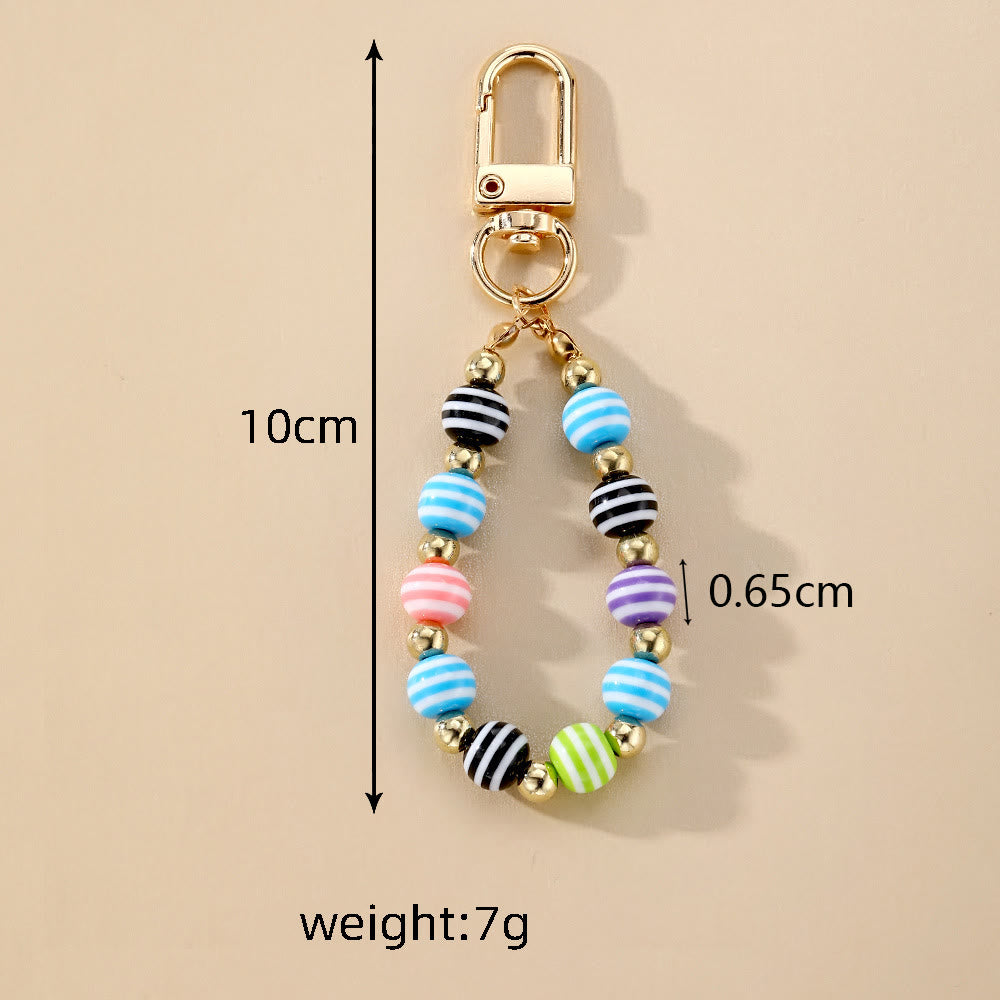 Olivenorma Evil Eye Symbol Hanging Ornament Beaded Keychain - image 6