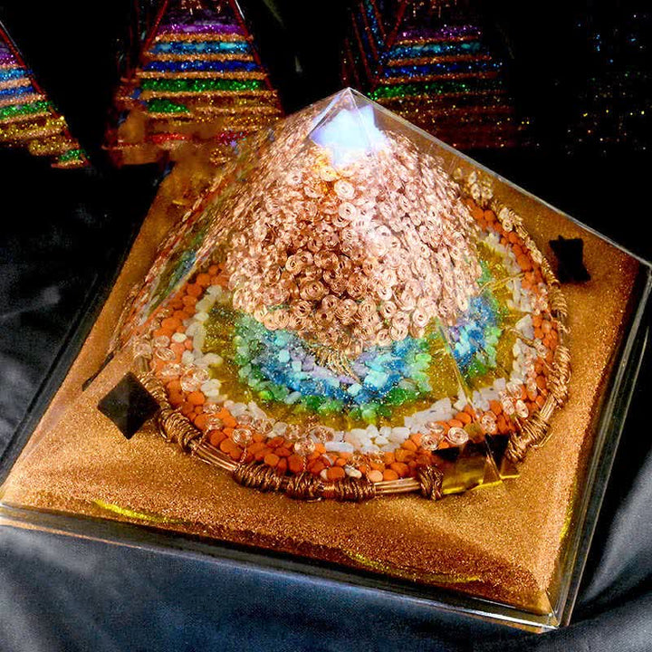 Olivenorma 31cm Full Effect Huge Energy Spire Orgone Pyramid - 31cm*19cm - image 0
