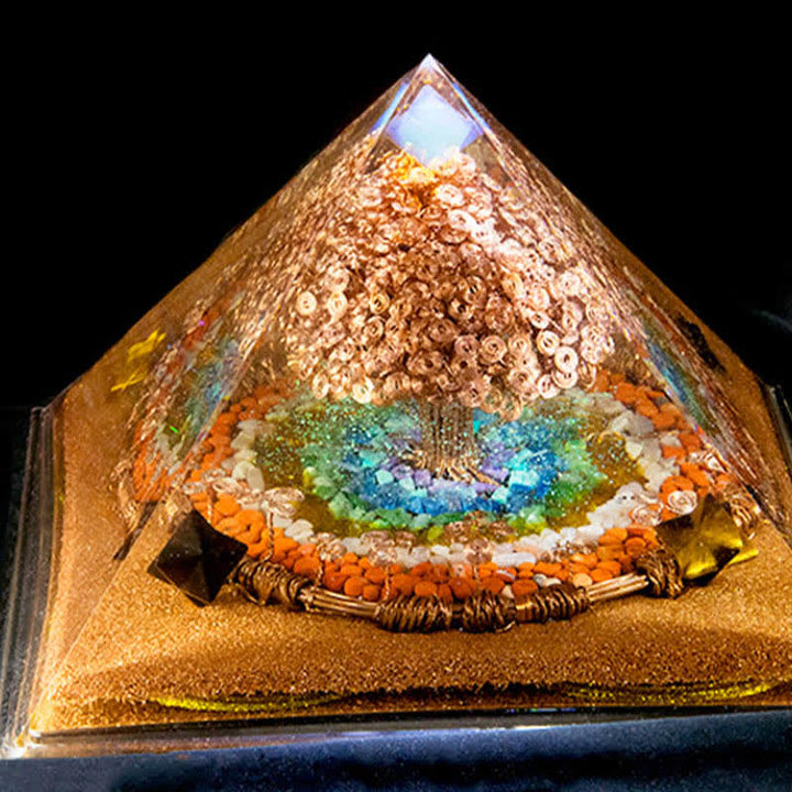 Olivenorma 31cm Full Effect Huge Energy Spire Orgone Pyramid - image 4