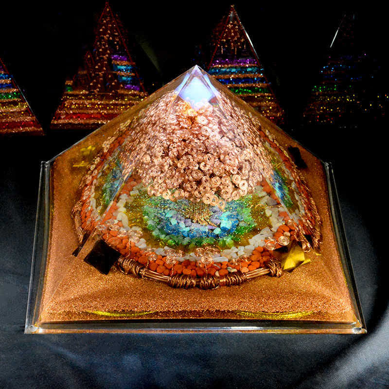 Olivenorma 31cm Full Effect Huge Energy Spire Orgone Pyramid - image 2