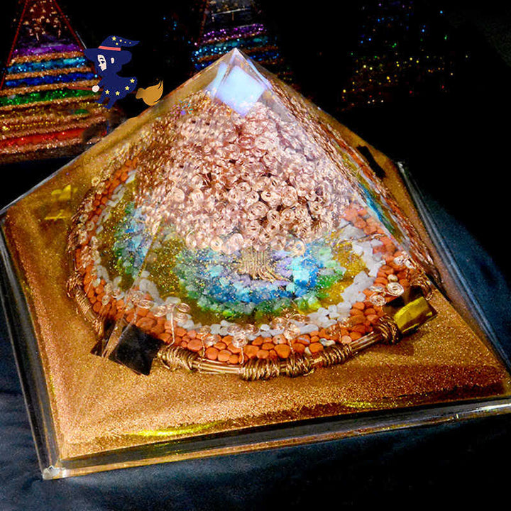 Olivenorma 31cm Full Effect Huge Energy Spire Orgone Pyramid - image 3