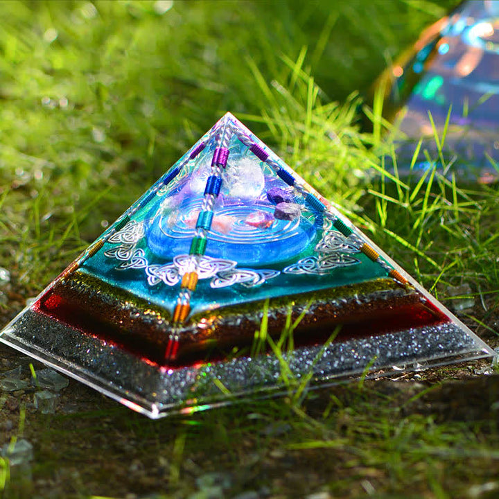 Olivenorma Crystal Copper Coil Energy Tower Orgone Pyramid - image 5