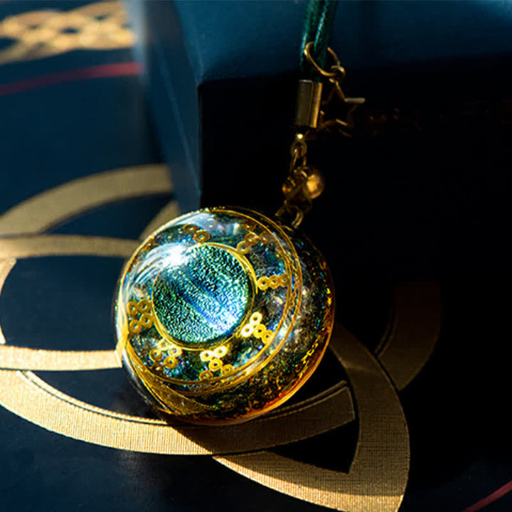 Olivenorma Aquamarine Energy Orgone Necklace - image 2