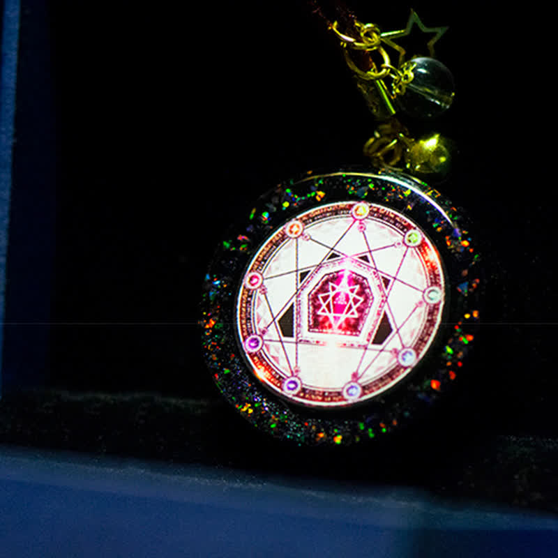 Olivenorma Garnet Ruby Quartz Energy Orgone Necklace - image 3