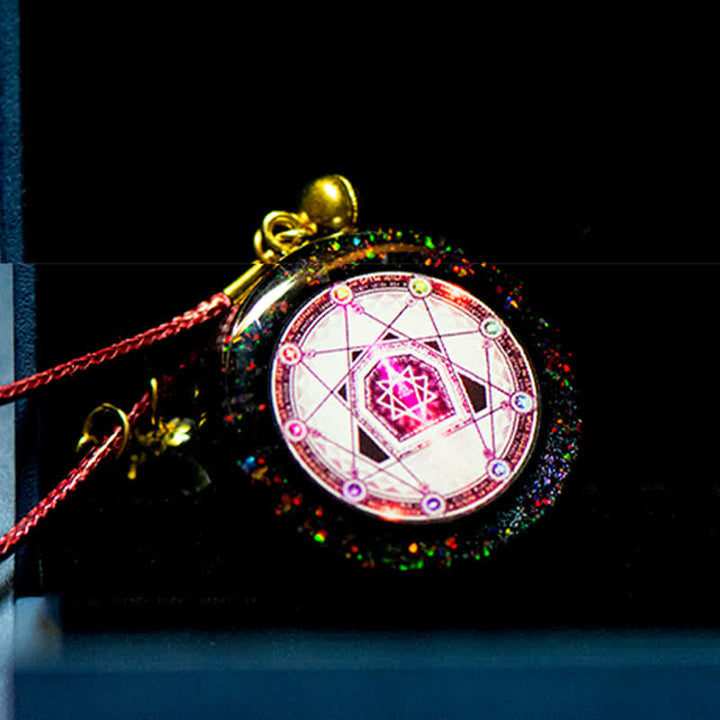 Olivenorma Garnet Ruby Quartz Energy Orgone Necklace - image 2