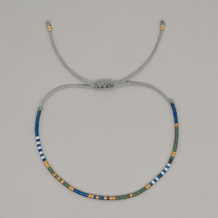 Olivenorma Colorful Rice Beads Drawstring Bracelet - 6 - image 6
