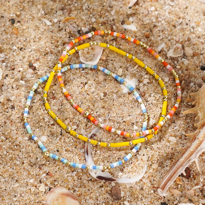 Olivenorma Colorful Rice Beads Beaded Bracelet - image 25