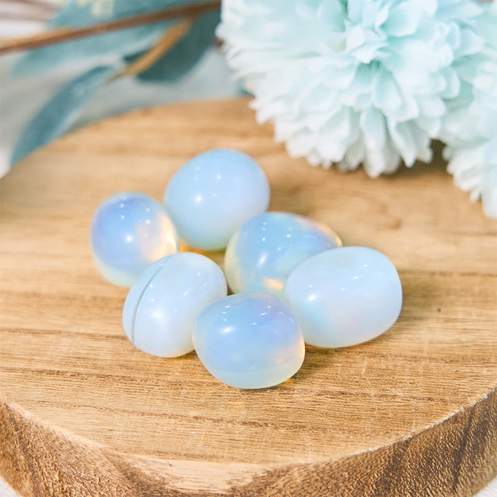 Olivenorma Polished Opal Gem Tumbled Stone Set - 2-3cm 100g - image 0