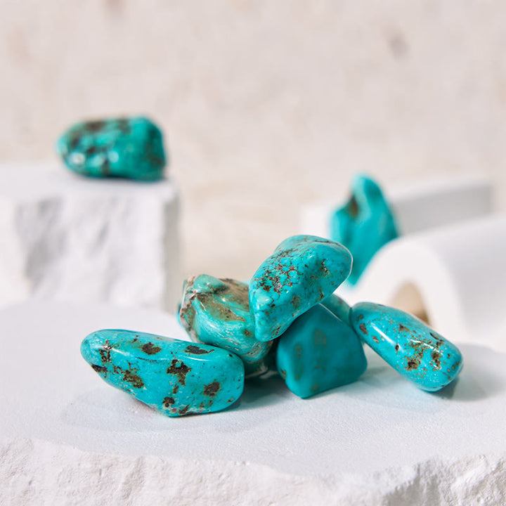 Olivenorma Real Turquoise Reiki Healing Crystal Tumbled Stone - image 4