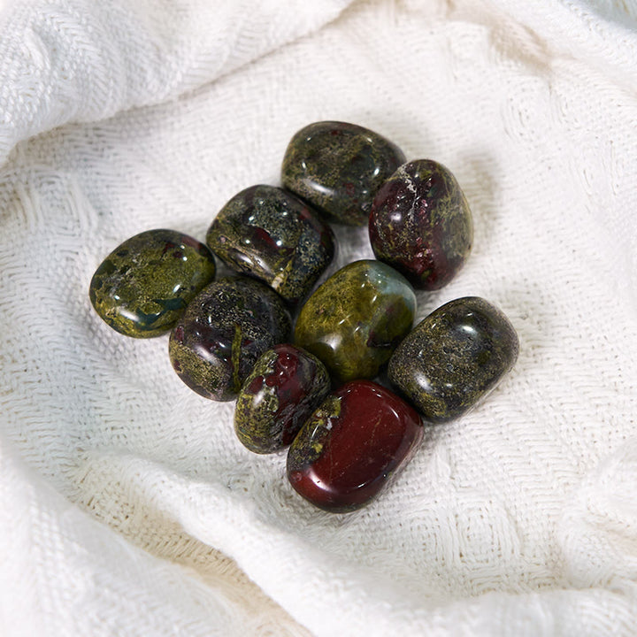 Olivenorma Natural Dragon Blood Stone Tumbled Polished Stone - image 3