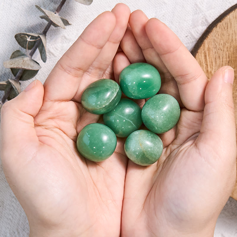 Olivenorma Bulk Polished Green Aventurine Tumbled Stone - image 1