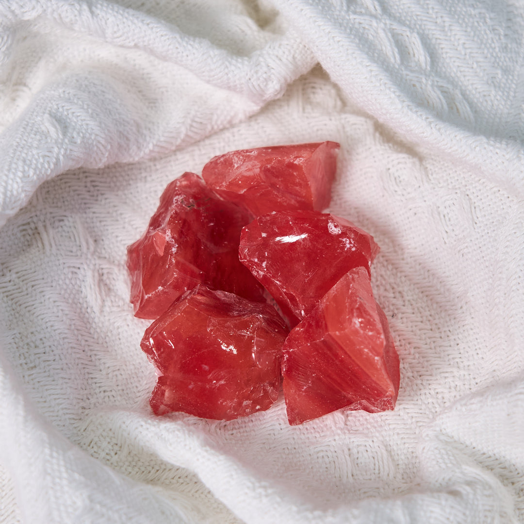 Olivenorma Rough Red Quartz Natural Crystal Tumbled Stone - image 3