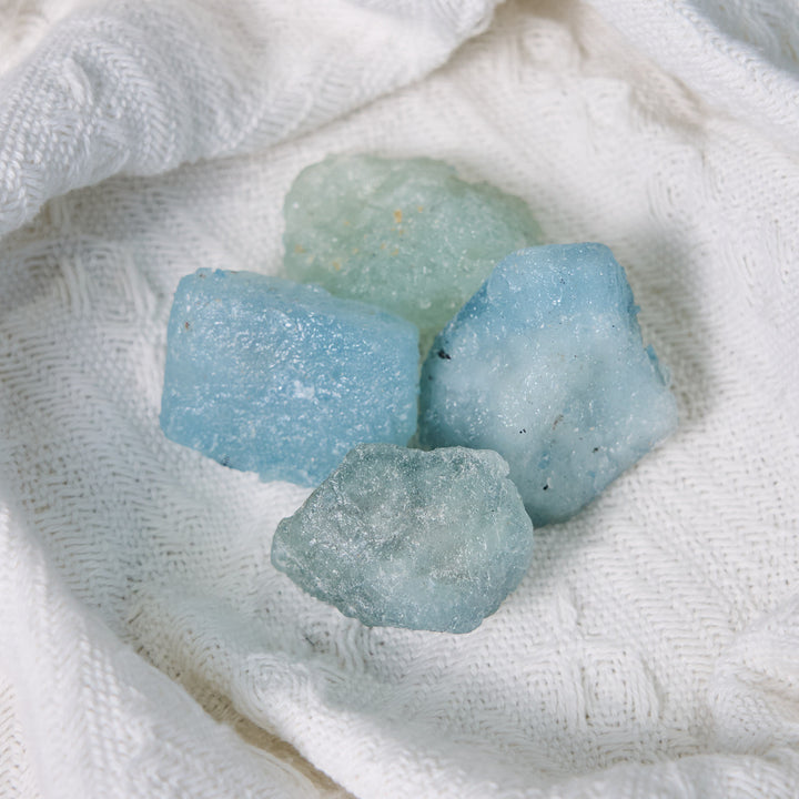 Olivenorma Natural Raw Aquamarine Bulk Tumbled Stone - image 4
