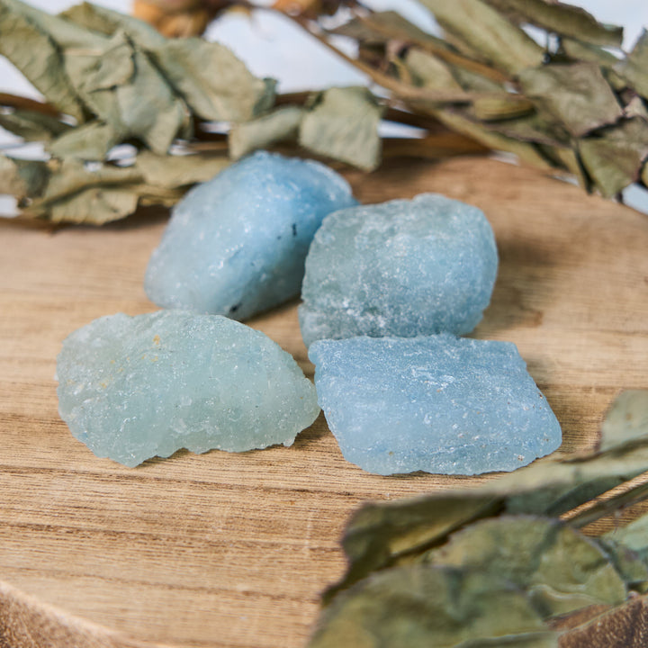 Olivenorma Natural Raw Aquamarine Bulk Tumbled Stone - image 2