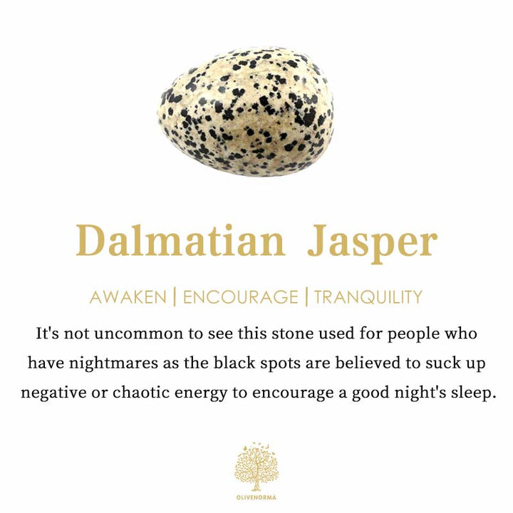 Olivenorma Natural Dalmatian Jasper Tumbled Healing Stone - image 5