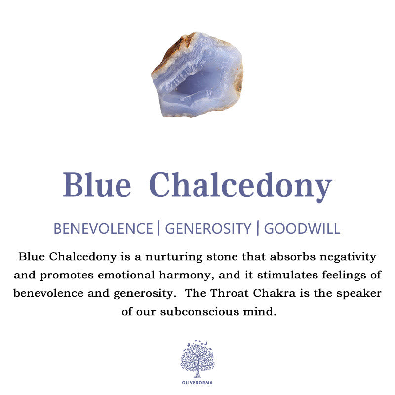 Olivenorma Blue Chalcedony Healing Crystals Tumbled Stone Set - image 5