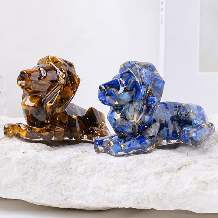 Olivenorma Natural Stone Lion Gemstone Decoration - image 27