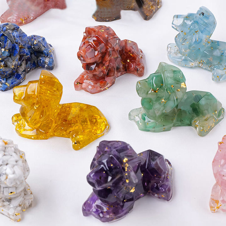 Olivenorma Natural Stone Lion Gemstone Decoration - image 30