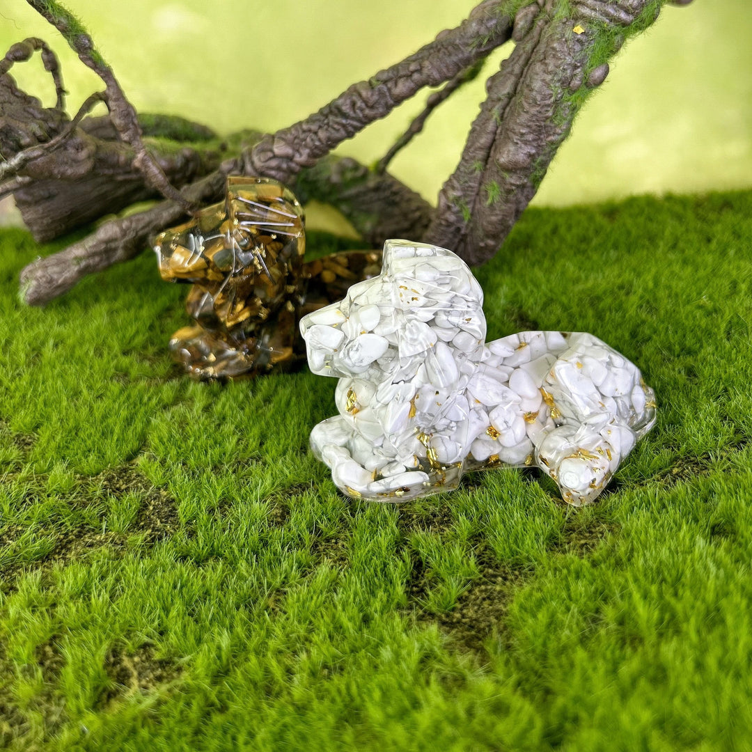 Olivenorma Natural Stone Lion Gemstone Decoration - image 26