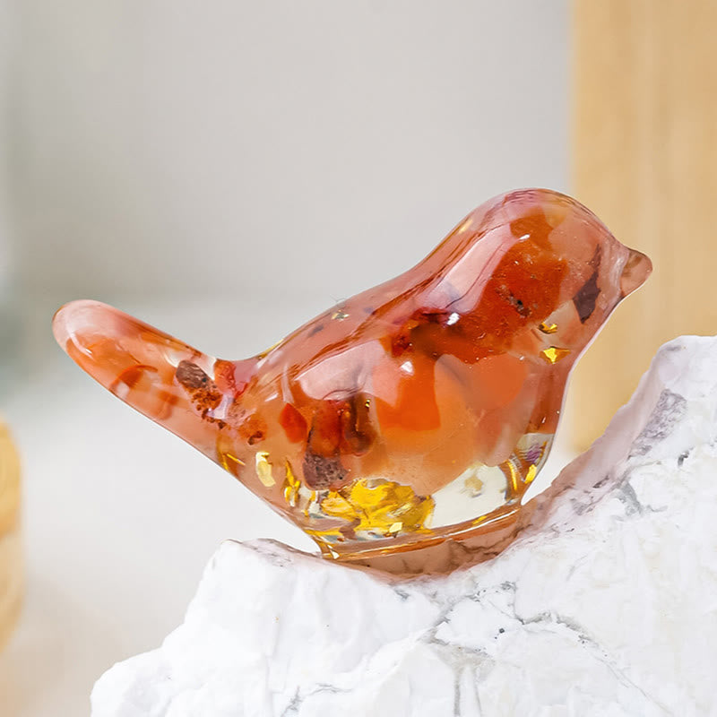 Olivenorma Multi-Crystal Bird Sculpture – Natural Gemstone Decor For Energy Healing Gemstone Decoration - image 21