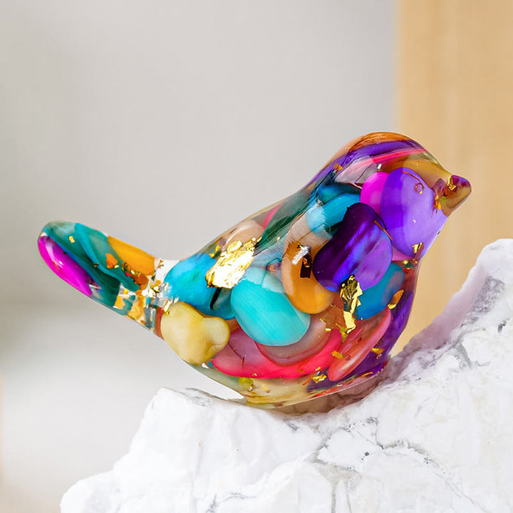 Olivenorma Multi-Crystal Bird Sculpture – Natural Gemstone Decor For Energy Healing Gemstone Decoration - image 9