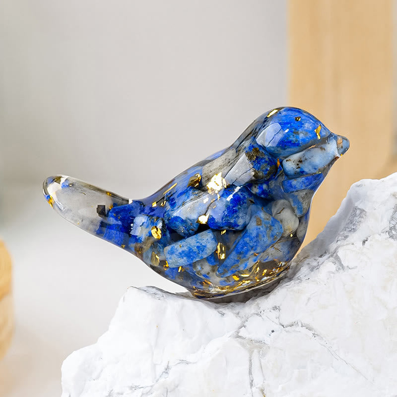 Olivenorma Multi-Crystal Bird Sculpture – Natural Gemstone Decor For Energy Healing Gemstone Decoration - image 27