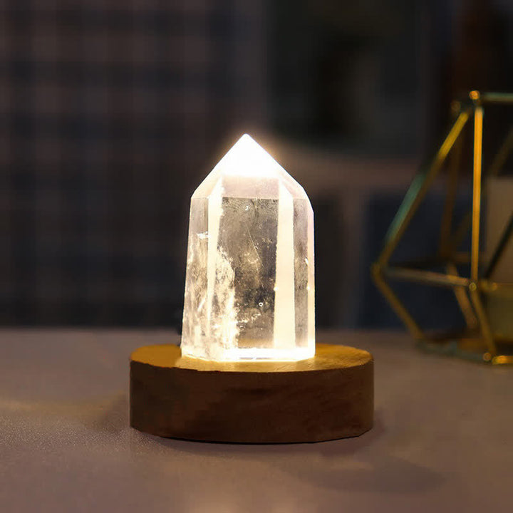 Olivenorma Natural Crystal Healing Crystal Lamp Decoration - Clear Crystal - 10Pcs - image 6