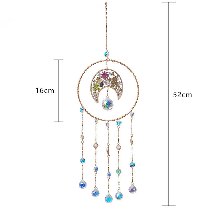 Olivenorma Epoxy Print Moon Pendant Wind Chime - image 10