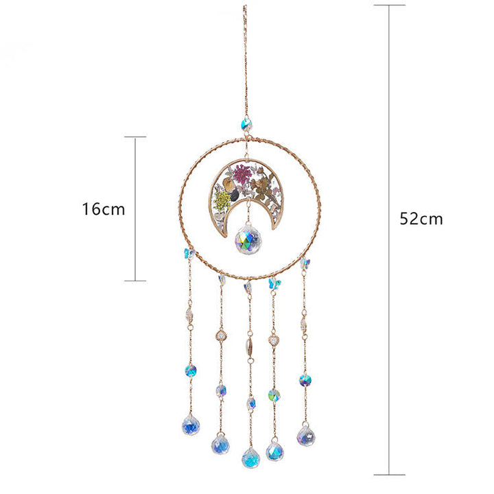 Olivenorma Epoxy Print Moon Pendant Wind Chime - image 10