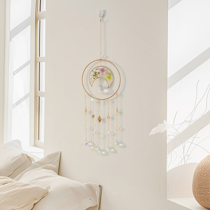 Olivenorma Epoxy Print Moon Pendant Wind Chime - image 4