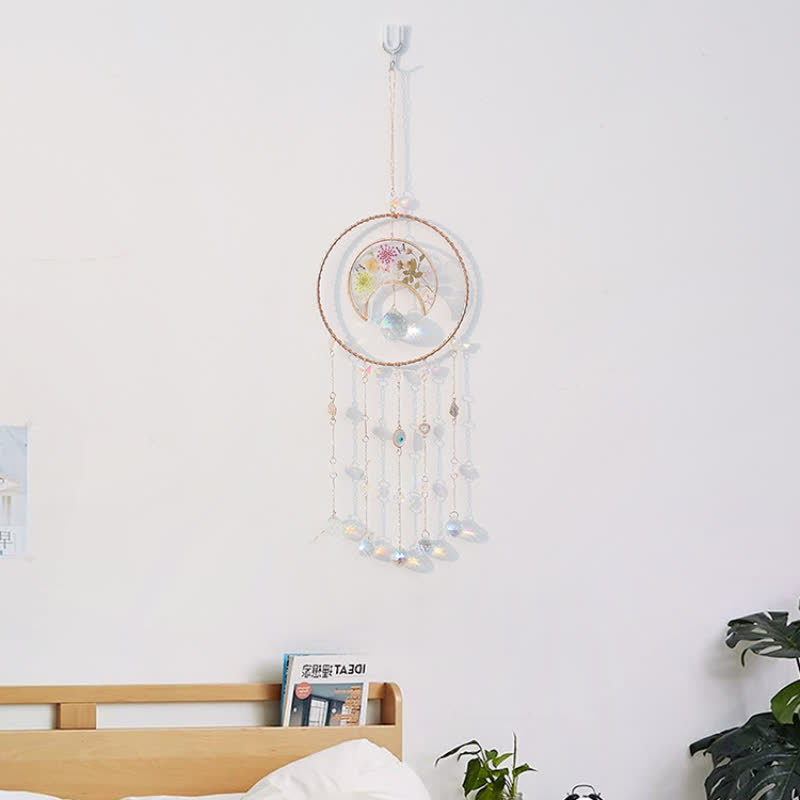 Olivenorma Epoxy Print Moon Pendant Wind Chime - image 5