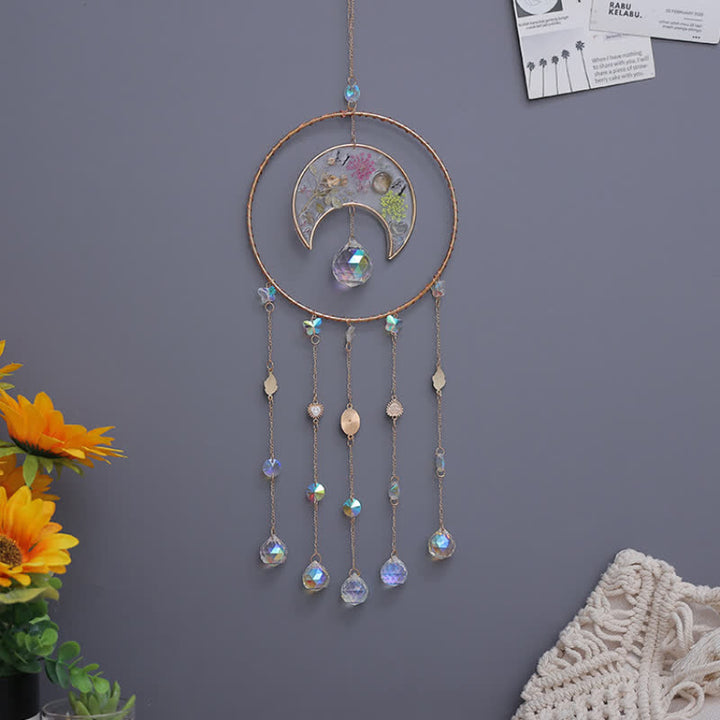 Olivenorma Epoxy Print Moon Pendant Wind Chime - image 6