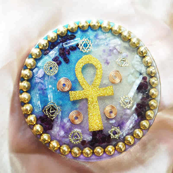 Olivenorma Ankh Natural Stone Resin Decoration - 10cm - image 0