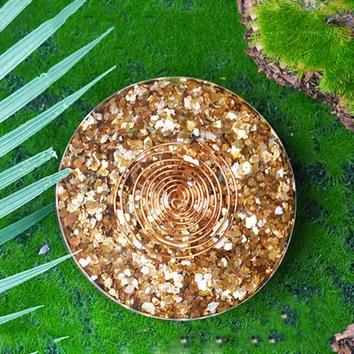 Olivenorma Metatron's Cube Natural Stone Resin Decoration - image 2