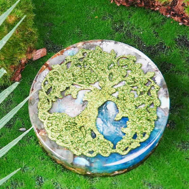 Olivenorma Tree of Life Natural Stone Resin Decoration - image 1