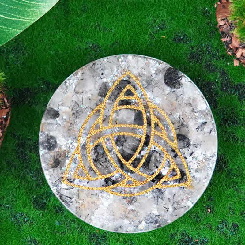 Olivenorma Triquetra Natural Stone Resin Decoration - 10cm - image 0