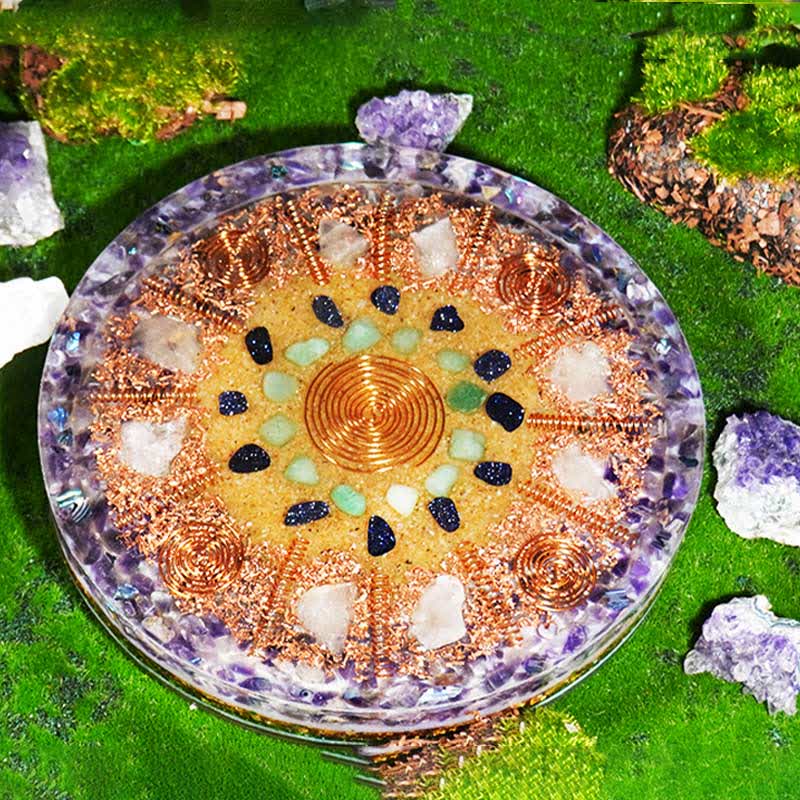 Olivenorma Magnetic Field Protection Natural Stone Resin Decoration - image 1