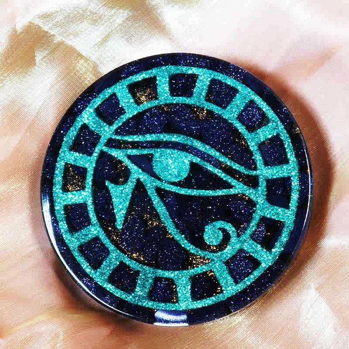 Olivenorma Eye Of Horus Natural Stone Resin Decoration - 10cm - image 0