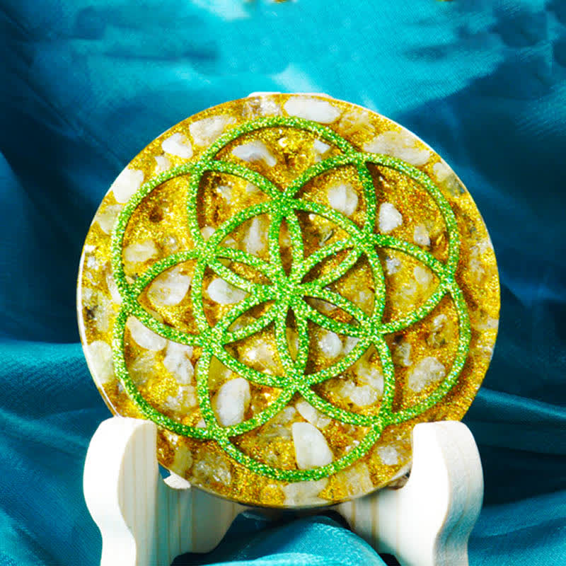 Olivenorma Natural Stone Resin Reiki Treatment Decoration - image 1